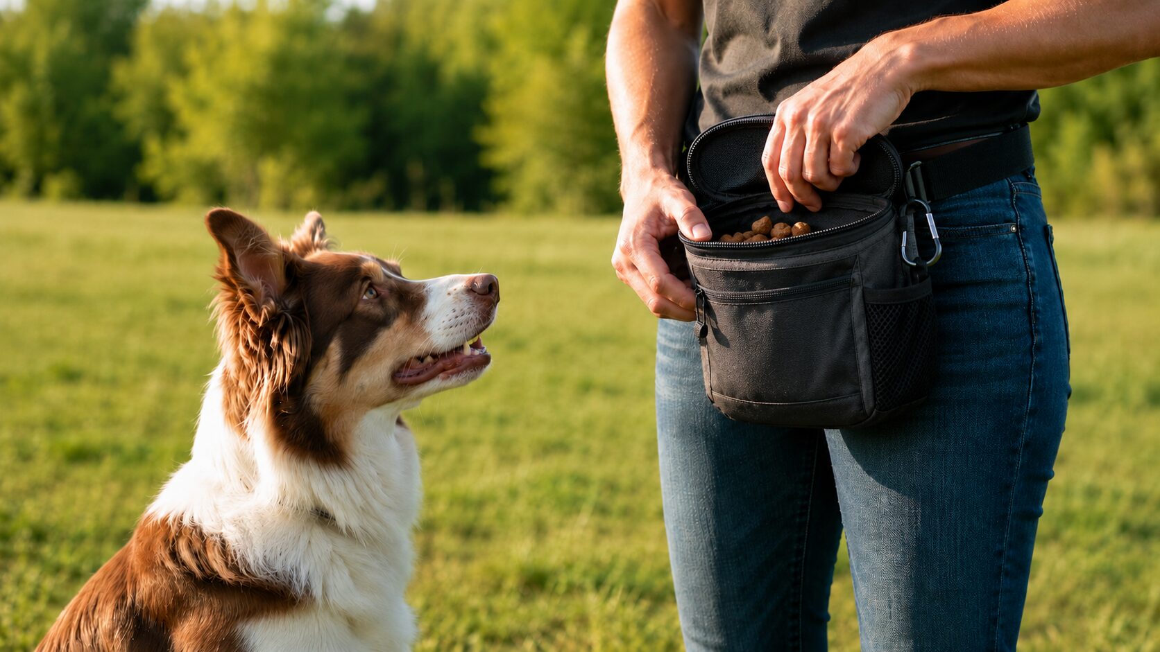 Futterbeutel fuer das Hundetraining