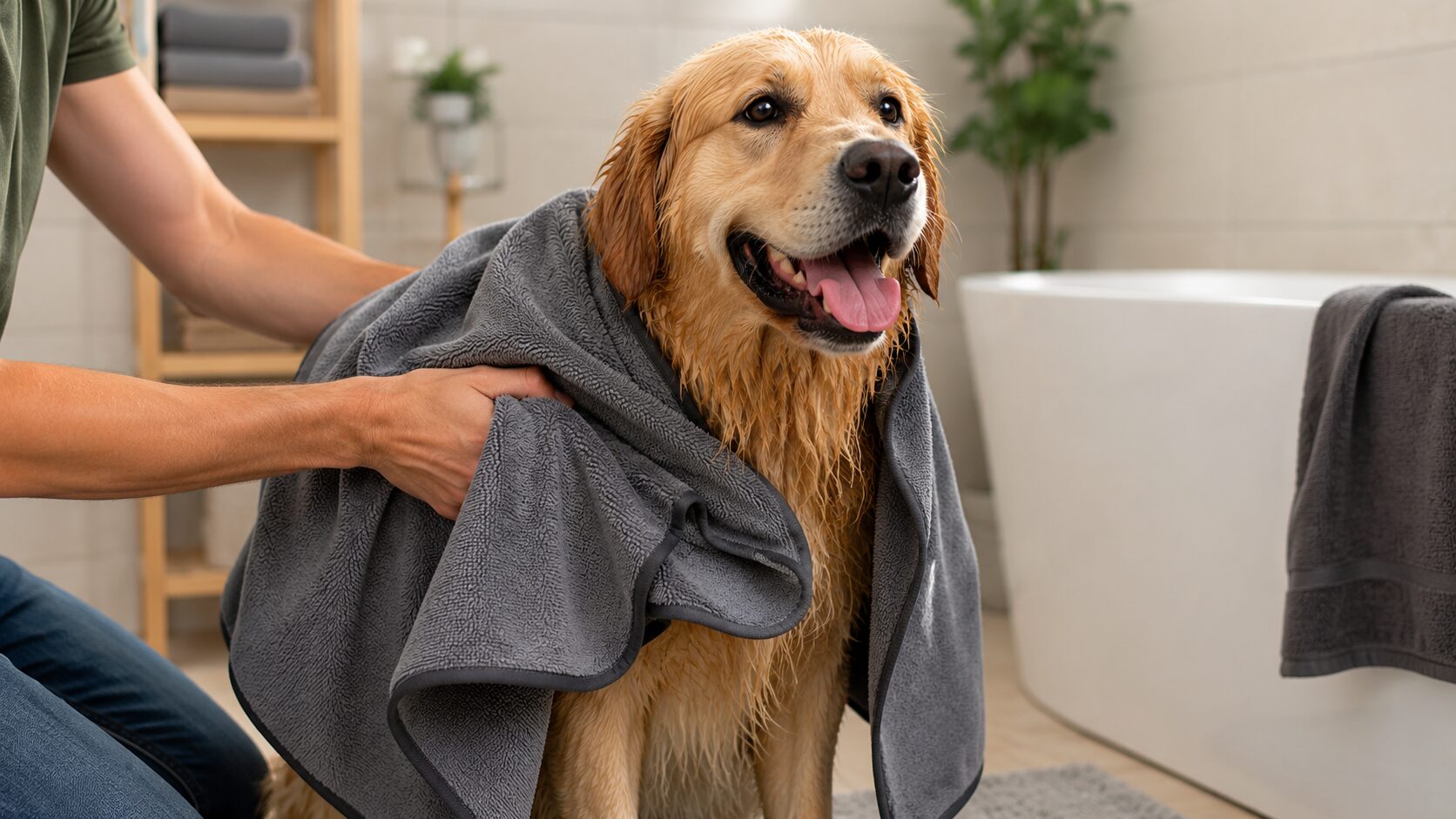 Hundehandtuch aus Mikrofaser