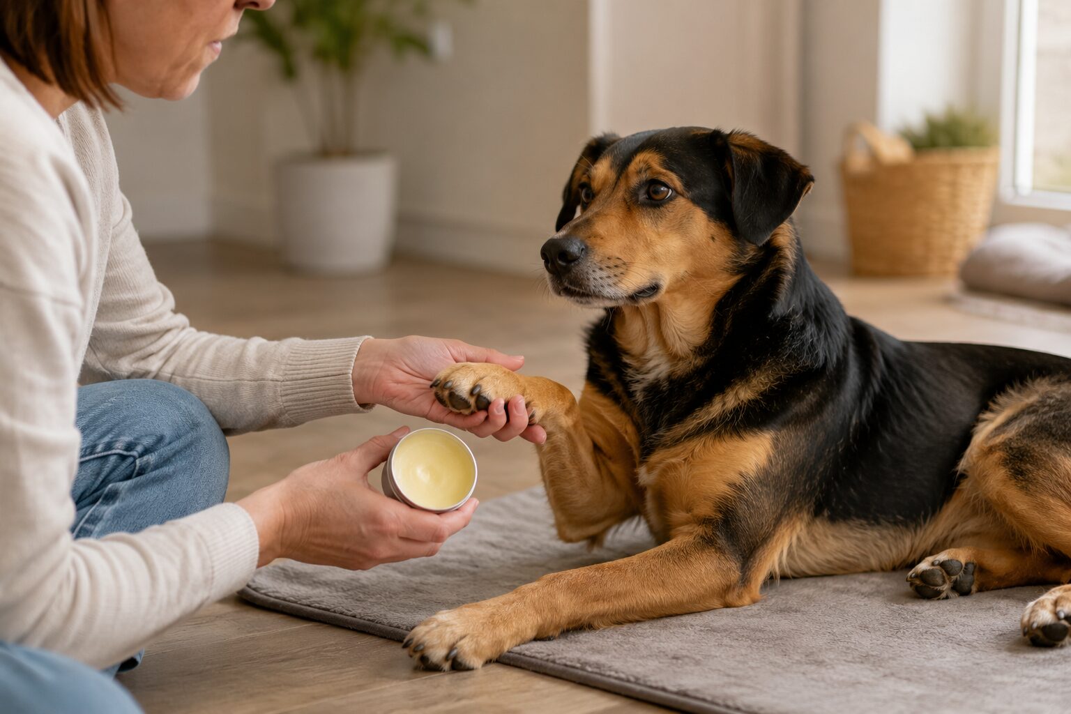 Pfotenbalsam fuer Hunde